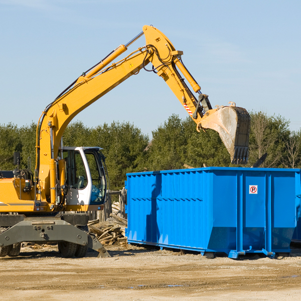 can i request a rental extension for a residential dumpster in Oliver